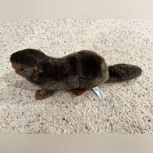 Wishpets BOBBY Beaver Plush Stuffed Animal 13" w/ Tail Vintage 2004